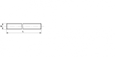 Gewindestange, 1/2" x 1000 mm