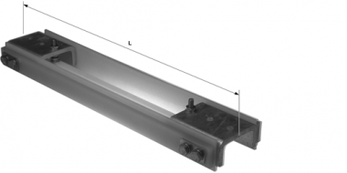 Streckentrenner TB 1200 V für Weichen und Kreuzungen abgespannt, L = 610 mm (für starr, U 88, U 99) Streckentrenner TB 1200 V für Weichen und Kreuzungen abgespannt, L = 610 mm (für starr, U 88, U 99)