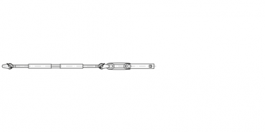 Amarrage pour 1 conducteur, avec boucle isolante, 1 x 100-107 mm² fil de contact rainuré, étrier pour boucle isolante acier inox