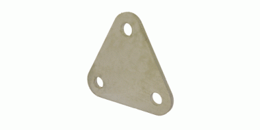 Triangular plate simple