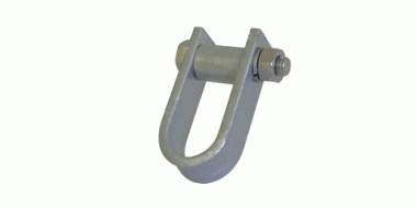 Simple shackle with bold, with screw