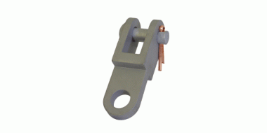Clevis tongue with pins
