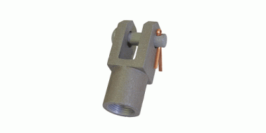 Pipe end clevis G0.75" with pin Ø = 13 mm