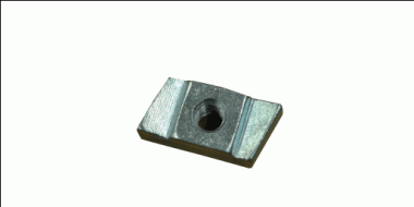 Threaded plate for Unistrut channels, M10, type 50/30