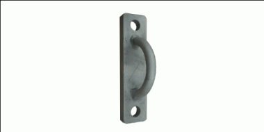 Anchor plate horizontal with eye, Ø = 16 mm