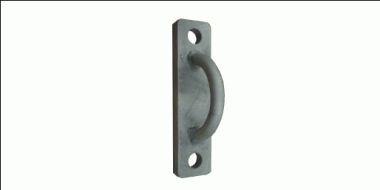 Anchor plate horizontal with eye, Ø = 24 mm