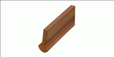 Flat profile copper