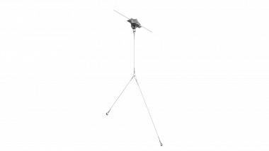 Suspension aiguillages et croisements sur transversaux doubles câble en acier/acier-cuivre 26-50 mm² avec corps isolé et fil de suspension Inox