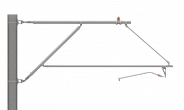 ARCAS Ausleger, vollnachgespannt, DC, DRUCK, Lf = 2.00-2.60m