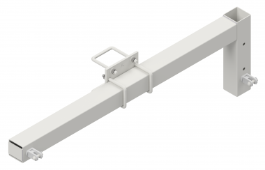 Bracket inclined complete, for suspender, for tension section, with clevis, L = 1500 mm