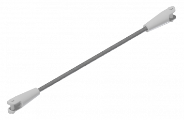 Schalldämpfer, Ø = 13.5 mm, L = 2000 mm