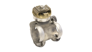 Tragseilaufhängung nicht isoliert, drehbar, stark, an Rohr 2.5", Seil Ø max. 21 mm Tragseilaufhängung nicht isoliert, drehbar, stark, an Rohr 2.5", Seil Ø max. 21 mm