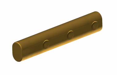 Connector for oval copper tube
