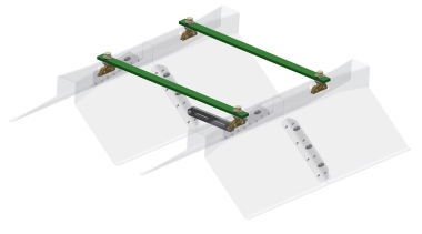 KUROOF basic package / retraction and extension module, modular troughing 700 mm