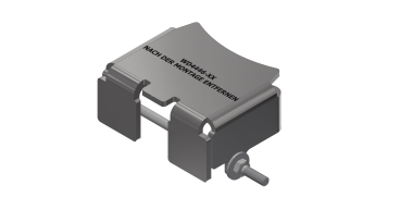 Montagearretierung für Rundmast 