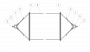 Doppelquerspanner für Streckentrenner-Aufhängung, ohne Einspeisung, Stahlseil 35 mm² fverz, mit Abspannring, mit Spreizrohr isoliert