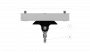Suspension de ligne de contact TB avec corps isolé KUSYS, sur rail d'ancrage type 3 B, rigide 1-2.5° avec griffe de fil de contact court M16