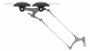 Fahrdrahtaufhängung TB mit Isolierkörper KUSYS2, in Kurven an Querspanner Stahl-/Stahlkupferseil 3-5° mit Kurvenschiene Typ 0, M16