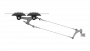 Suspension de ligne de contact TB avec corps isolé KUSYS, en courbes sur transversal câble en acier/acier-cuivre 8-10° avec griffe de courbe type 2, M16