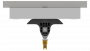 Suspension de ligne de contact TB avec corps isolé KUSYS, sur rail d'ancrage type 3 B, rigide 0-4° avec griffe de fil de contact M16
