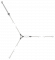 Abzug fliegend Y-Form, Stahlseil 35 mm² fverz, mit Isolierschlaufe, mit Spannschloss