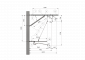 ARCAS Ausleger, halbnachgespannt (HN), Tragrohraufhängung mit Seilhänger, ≥30°-90°, ZUG, Lf= 1.56-2.40m