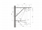 ARCAS Ausleger, halbnachgespannt (HN), Tragrohraufhängung mit Seilhänger, ≥30°-90°, ZUG, Lf= 1.65-2.65m