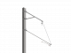 ARCAS Ausleger, halbnachgespannt (HN), Stützrohr, ≥30°-90°, DRUCK, Lf= 1.56-2.40m