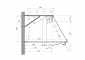 ARCAS Ausleger, halbnachgespannt (HN), Stützrohr, ≥30°-90°, DRUCK, Lf= 1.56-2.40m