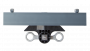 Corps isolé sur rail d'ancrage type 3 B exclusif 
vis de suspension KUSYS type 1 avec œillet de suspension double