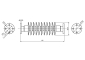 Isolator 25kV mit Doppelflansch