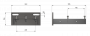 Console pour parasurtension type Polim-H, sur mâts HEB 180-280 et mâts ronds
