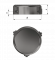 Chapuchon pour mâts ronds, Ø = 135 mm